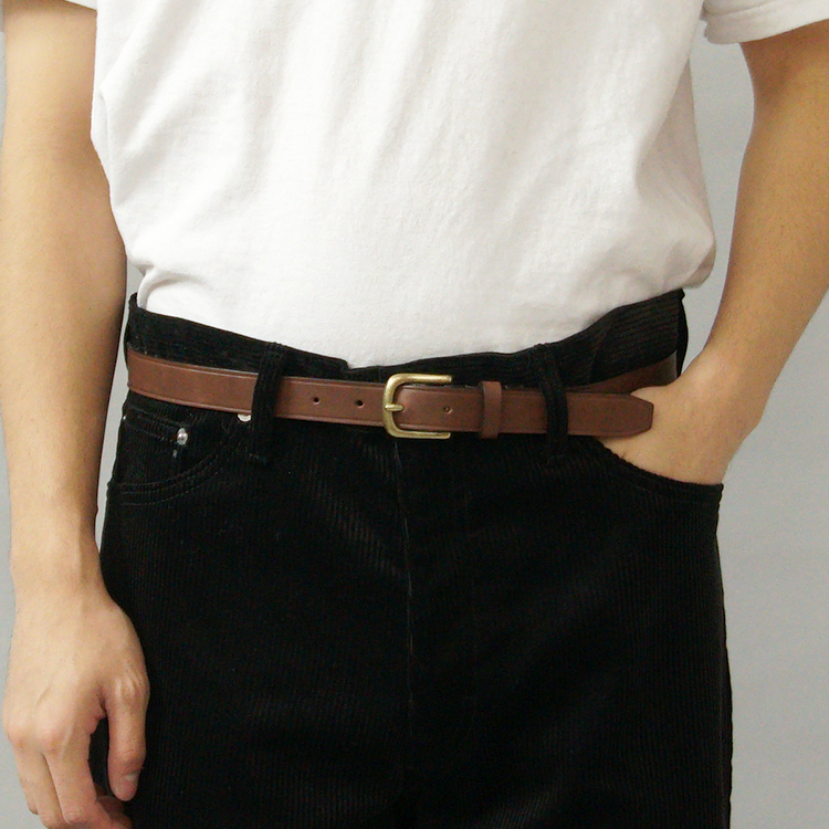 LEATHER BELT /BROWN | SEVEN BY SEVEN(セブン バイ セブン