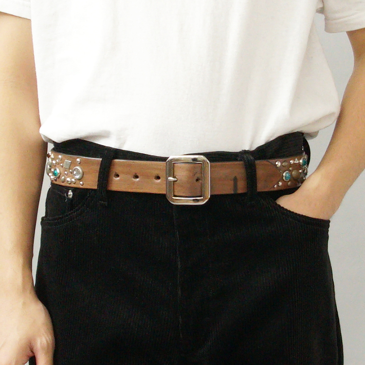 STUDS BELT - Plain - Collaborated by RoosterKing&Co. | SEVEN BY