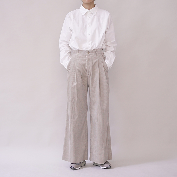 Graphpaper / グラフペーパー Suvin Coduroy Wide Trousers ワイドパンツ-