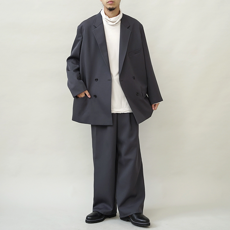 graphpaper Scale Off Wool Slim ChefPants