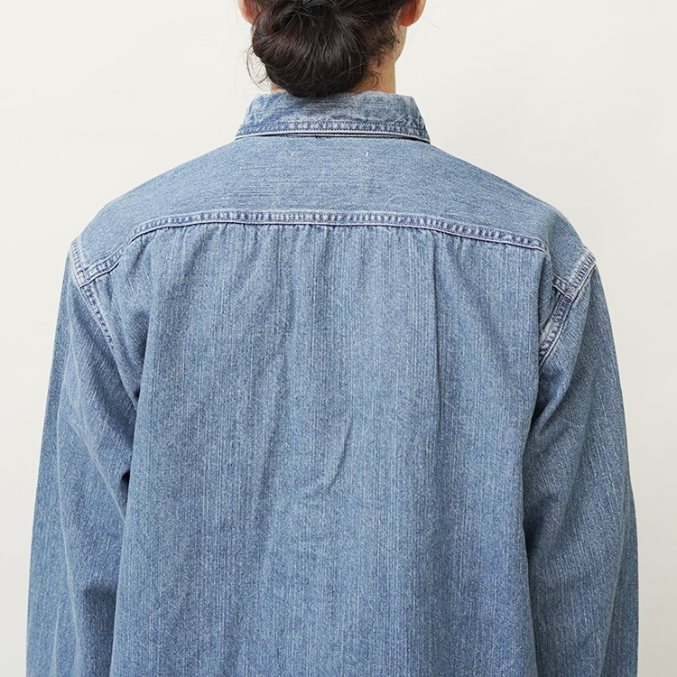 DENIM WORK SHIRTS -wash- / INDIGO | SEVEN BY SEVEN(セブン バイ