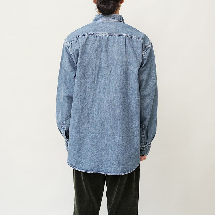 DENIM WORK SHIRTS -wash- / INDIGO | SEVEN BY SEVEN(セブン バイ