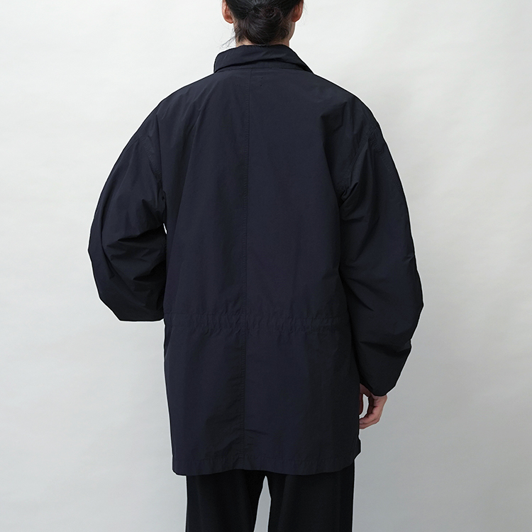 AIR VENTILE SHORT MODS COAT / NAVY | ATON (MEN)(エイトン) | OUTER