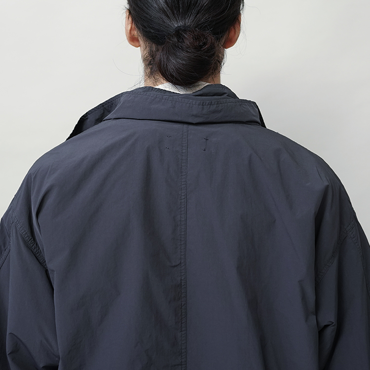 AIR VENTILE SHORT MODS COAT / CHARCOAL GREY | ATON (MEN)(エイトン