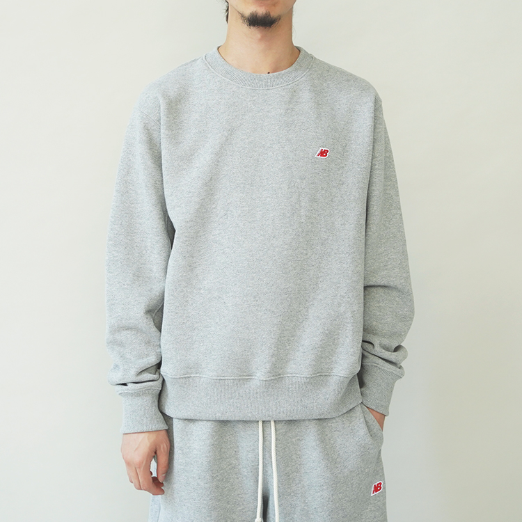 NB MADE Crew Sweat Shirt / AG(Athletic Grey) | NEW BALANCE