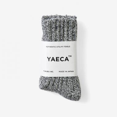 COTTON SILK SOCKS / BLACK | YAECA (MEN)(ヤエカ) | SOCKS