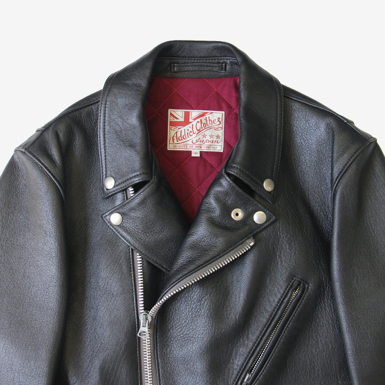 SHEEP-SKIN BRITISH ASYMMETRY JACKET(AD-03) | ADDICT CLOTHES