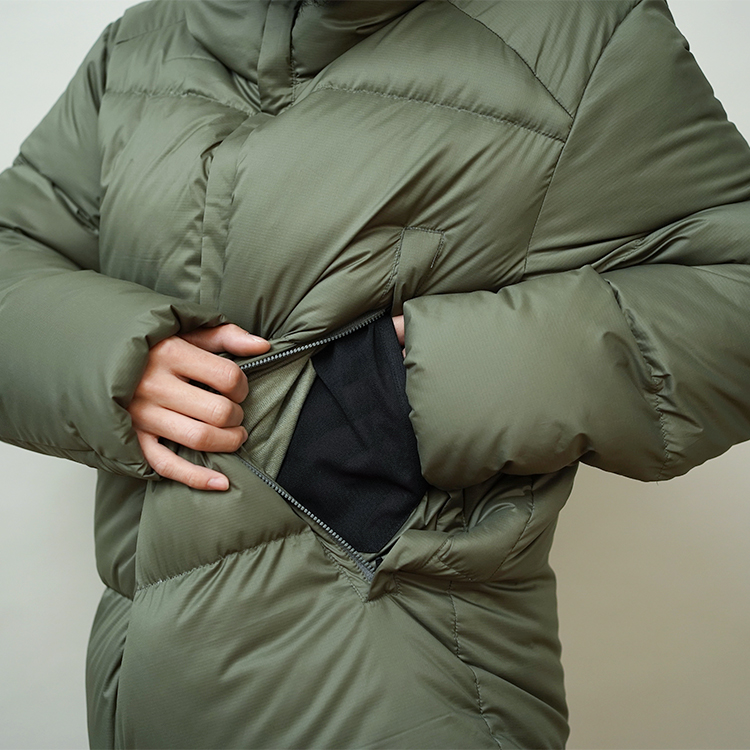 Recycled Light Down Jacket / OLIVE | Snow Peak (APPAREL