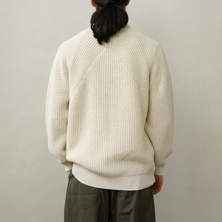 フローラル batoner SIGNATURE DRIVER'S KNIT Ivory - 通販 - www