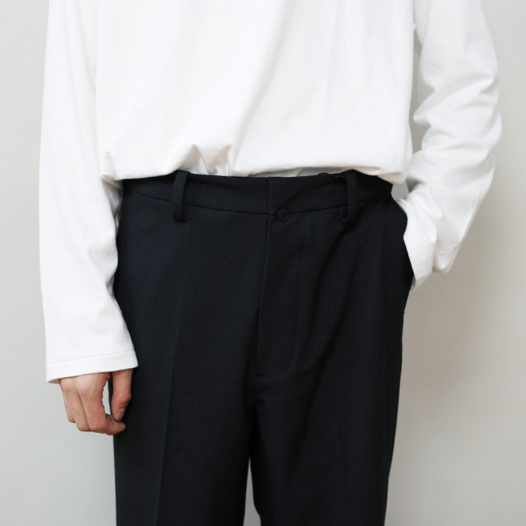 WIDE TAPERED - 2WAY PANTS(52657) / D.CHARCOAL | YAECA (MEN)(ヤエカ