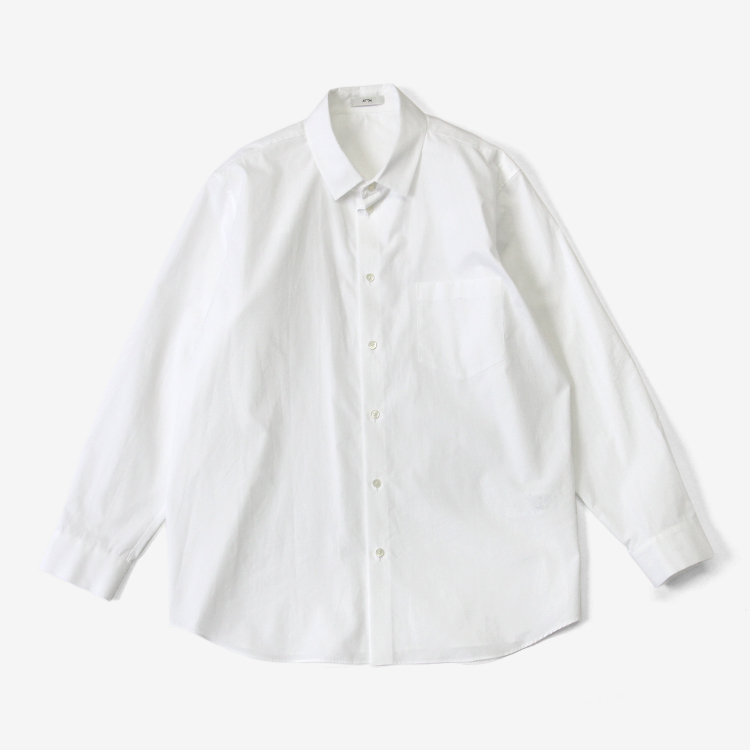 SUVIN BROAD STANDARD SHIRT / WHITE | ATON (MEN)(エイトン) | SHIRTS