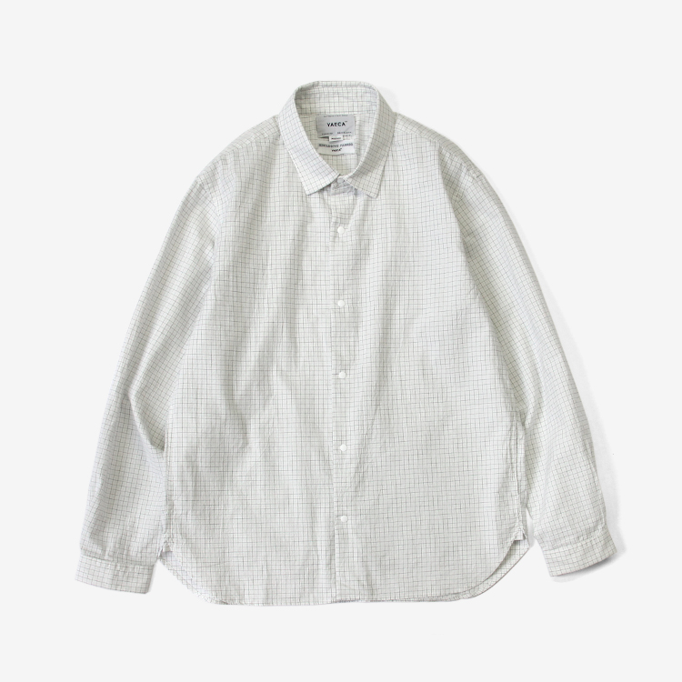 RELAX LONG - COMFORT SHIRT / TATTERSAL-CH | YAECA (MEN)(ヤエカ