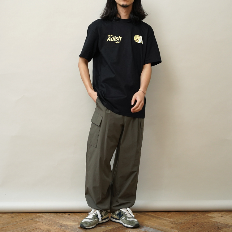 Kora Logo Short Sleeve T-Shirt / BLACK | ADISH(アディッシュ) | T