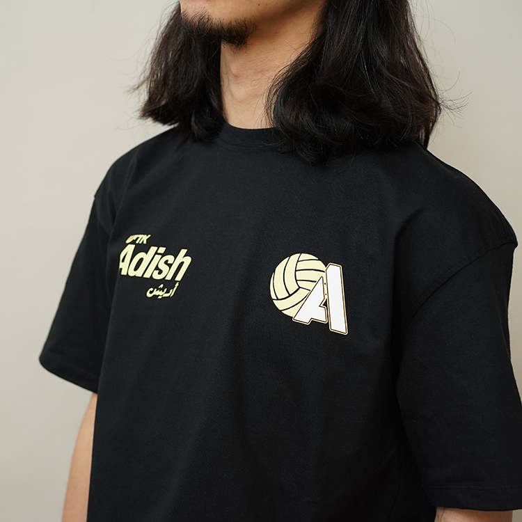 Kora Logo Short Sleeve T-Shirt / BLACK | ADISH(アディッシュ) | T