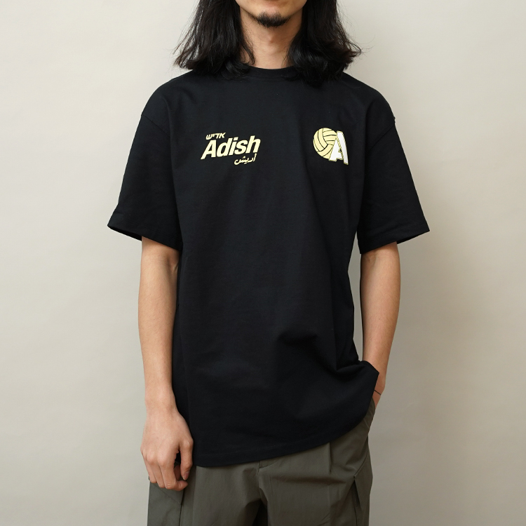 Kora Logo Short Sleeve T-Shirt / BLACK | ADISH(アディッシュ) | T