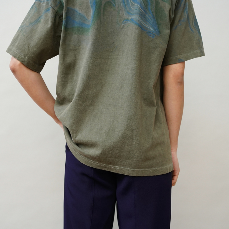 PIGMENT DYED TEE - Hydro dip dyeing - / | SEVEN BY SEVEN(セブン