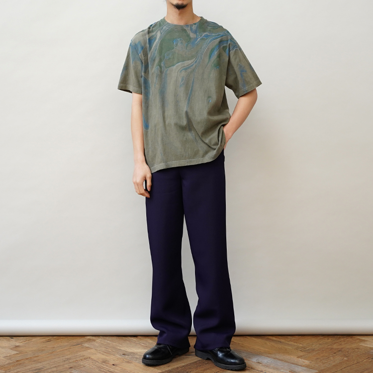 PIGMENT DYED TEE - Hydro dip dyeing - / | SEVEN BY SEVEN(セブン