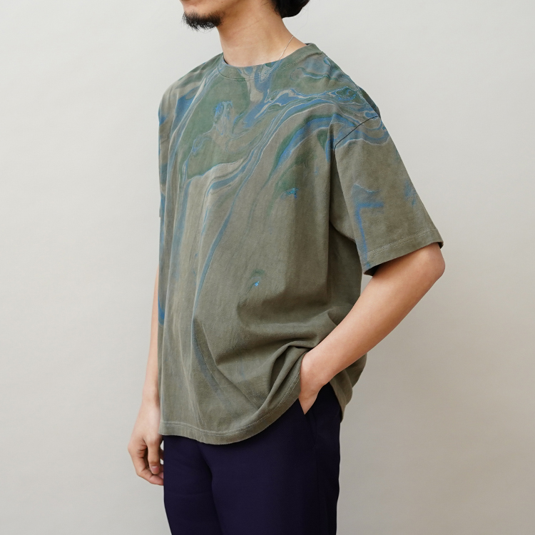 PIGMENT DYED TEE - Hydro dip dyeing - / | SEVEN BY SEVEN(セブン