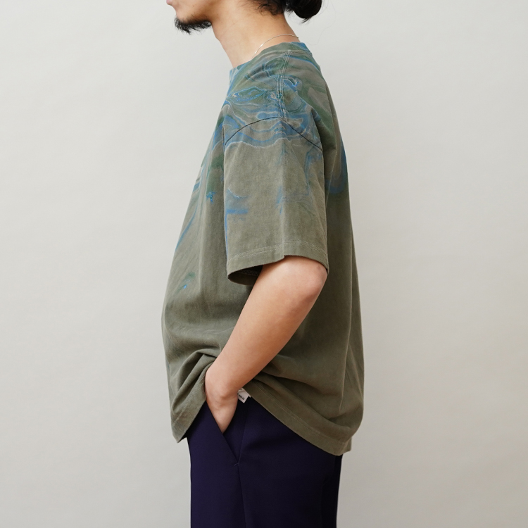 PIGMENT DYED TEE - Hydro dip dyeing - / | SEVEN BY SEVEN(セブン