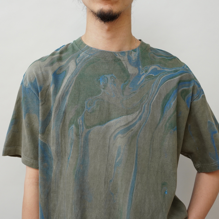 PIGMENT DYED TEE - Hydro dip dyeing - / | SEVEN BY SEVEN(セブン