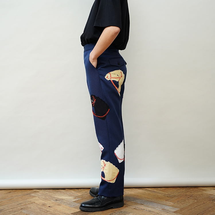 PONY APPLIQUÉ TROUSERS | BODE(ボーディー) | BOTTOMS(パンツ・デニム