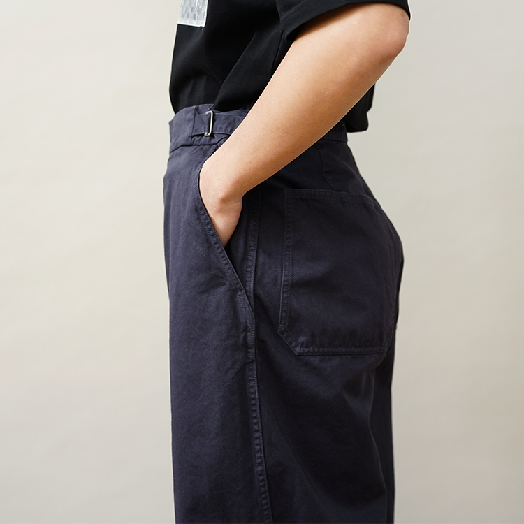 ORGANIC COTTON CHINO ADJUSTER TR / NAVY | Y(ワイ) | BOTTOMS(パンツ