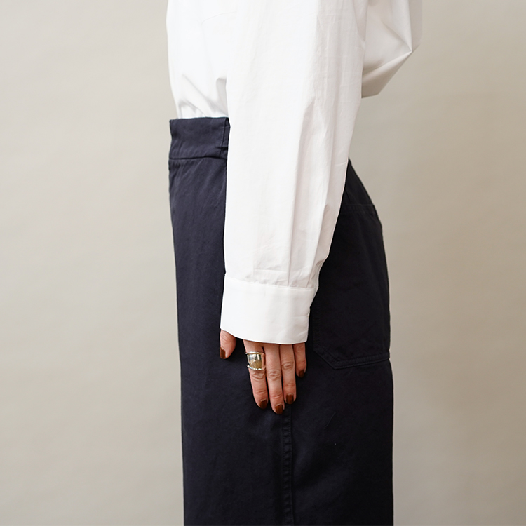 ORGANIC COTTON CHINO ADJUSTER TR / NAVY | Y(ワイ) | BOTTOMS(パンツ