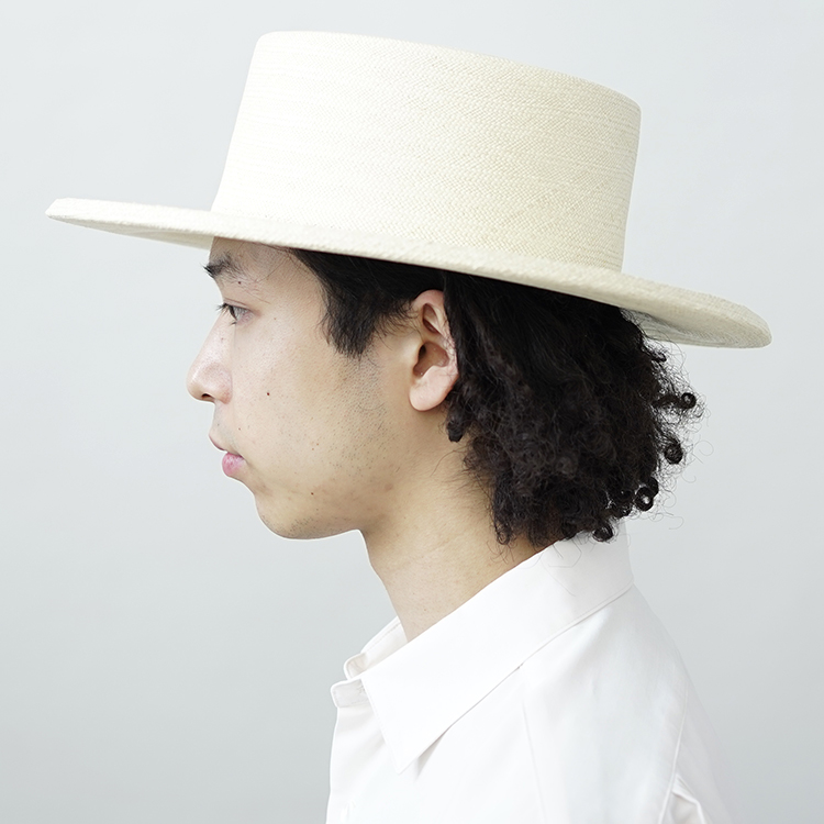 ブランド 新品 希少ORRS オールズ FLAT CLOWN PANAMA HAT パナマハット