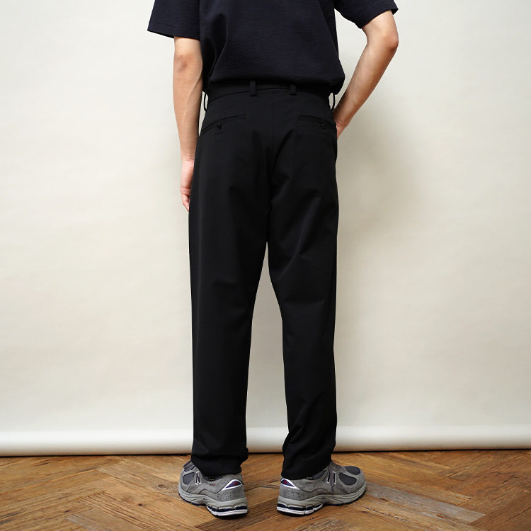 TUCK TAPERED - 2WAY PANTS(53631) / BLACK | YAECA (MEN)(ヤエカ