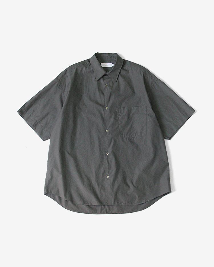 クリアランス廉価 Broad S/S Oversized Regular Collar Shirt