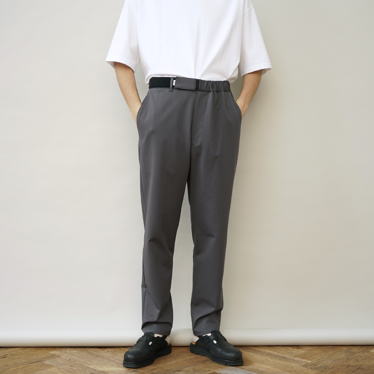 COMPACT PONTE SLIM CHEF PANTS / CHARCOAL | Graphpaper (MEN)(グラフ ...