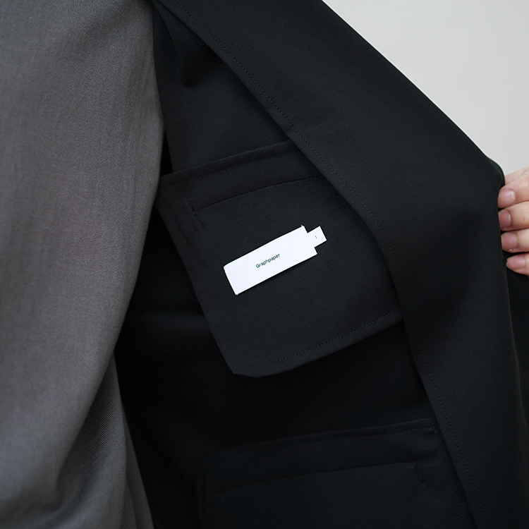 COMPACT PONTE JACKET / BLACK | Graphpaper (MEN)(グラフペーパー