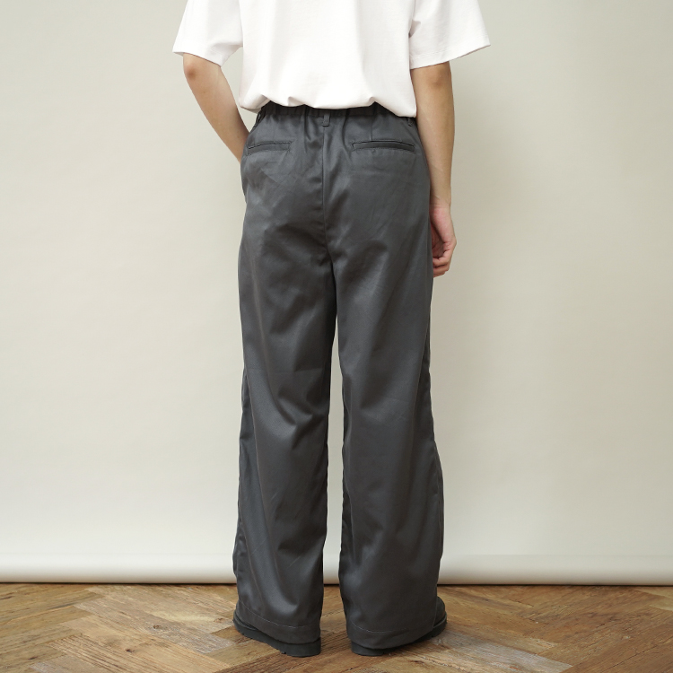 Suvin Chino Wide Straight Trousers / GRAY | Graphpaper (MEN