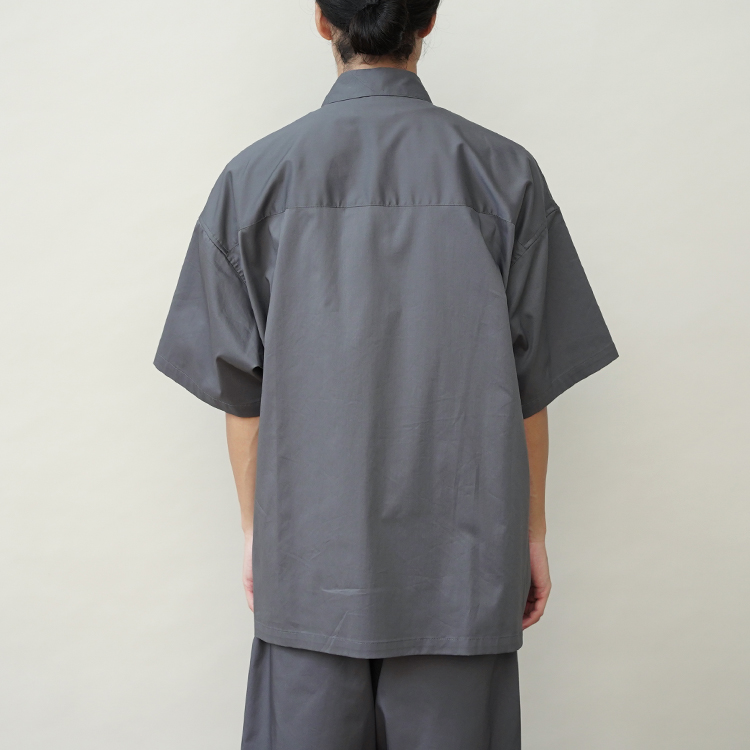 新品 Solotex Twill S/S Oversized Box Shirt | nate-hospital.com