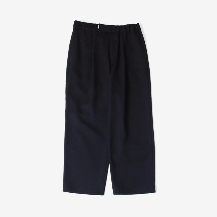 Scale Off Wool Wide Chef Pants / NAVY | Graphpaper (MEN)(グラフ