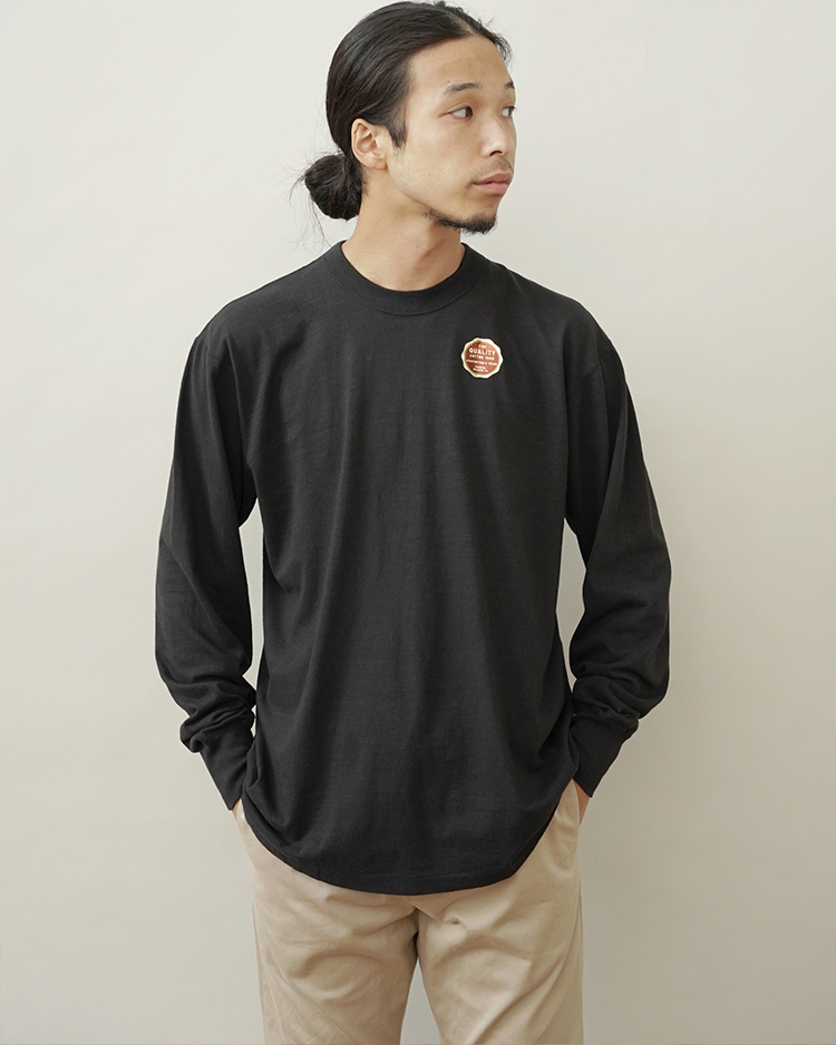 LONG SLEEVE TOP / INK BLACK | PHIGVEL(フィグベル) | T-SHIRTS