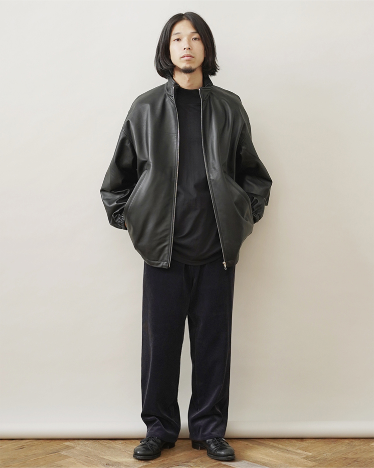 23aw グラフペーパー Sheep Leather Track Blouson+solo-truck.eu