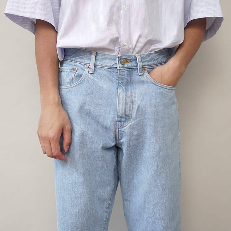 WIDE TAPERED DENIM(10-13U) | YAECA (MEN)(ヤエカ) | BOTTOMS(パンツ