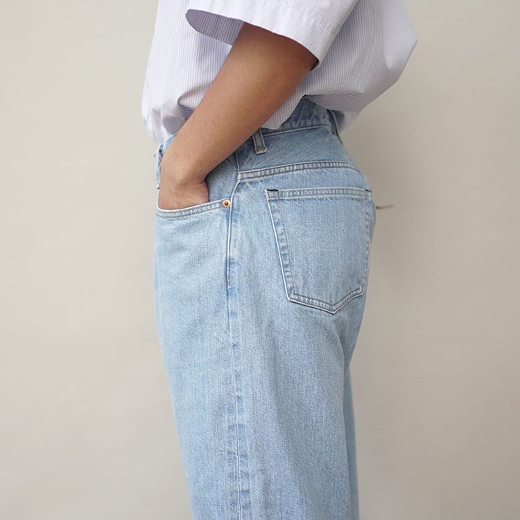 WIDE TAPERED DENIM(10-13U) | YAECA (MEN)(ヤエカ) | BOTTOMS(パンツ