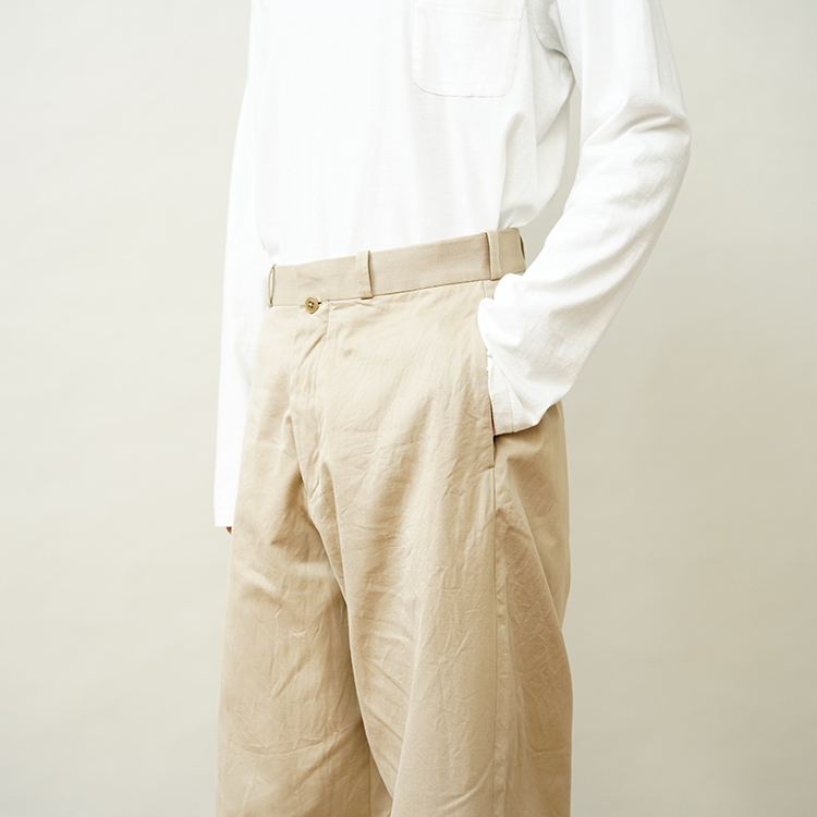 WIDE - CHINO / KHAKI | YAECA (WOMEN)(ヤエカ) | BOTTOMS(パンツ