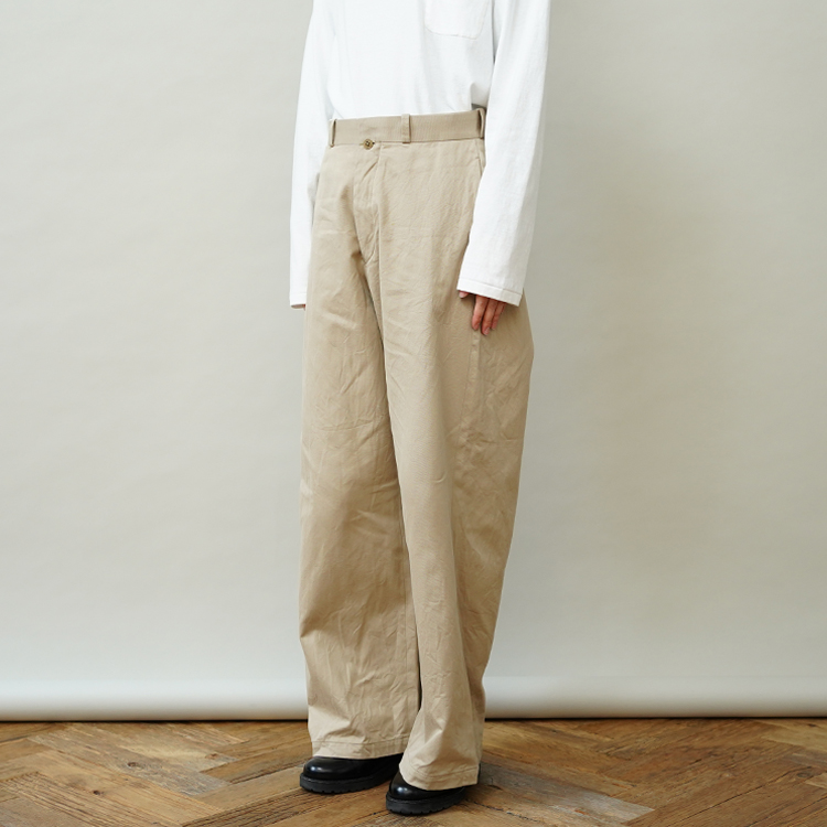 WIDE - CHINO / KHAKI | YAECA (WOMEN)(ヤエカ) | BOTTOMS(パンツ