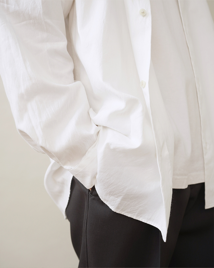 希少 YAECA ヤエカ BUTTON SHIRTS BD　WHITE