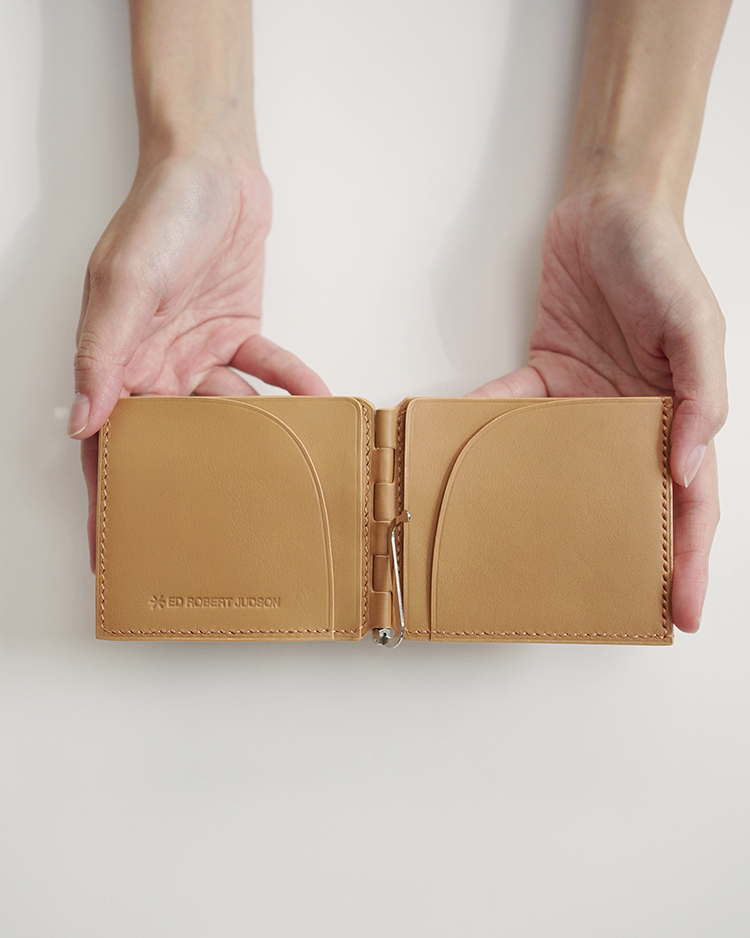 HINGE - MINI WALLET / TAN | ED ROBERT JUDSON(エド ロバート