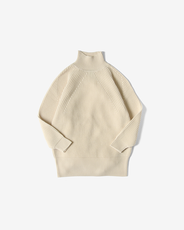 SIGNATURE TURTLE NECK TUNIC / IVORY | BATONER (WOMEN)(バトナー