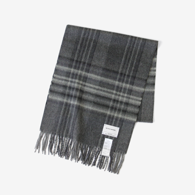 Brushed Scarf / CHECKED BLACK | THE INOUE BROTHERS...(イノウエ