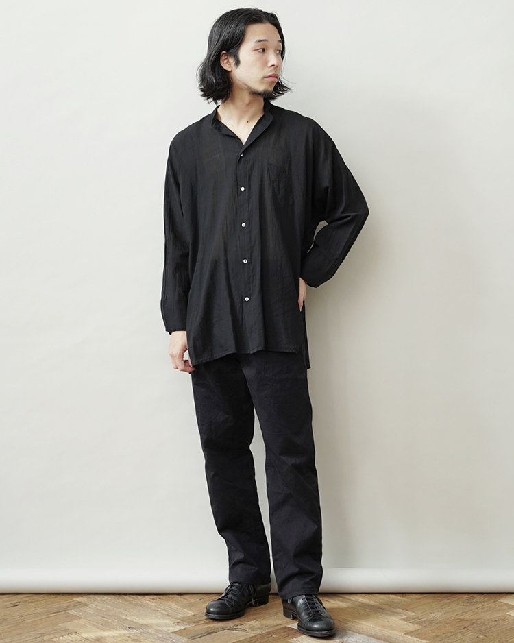 Kaftan SHIRT / BLACK | quitan(キタン ) | SHIRTS | Dice&Dice 