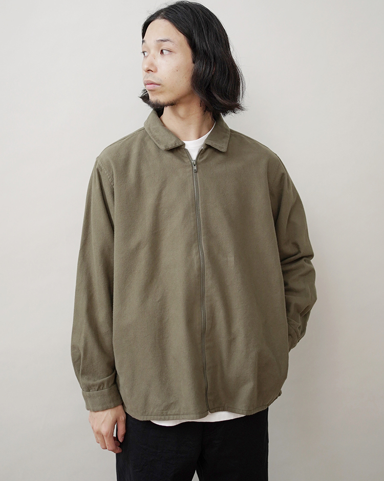 ZIP SHIRTS / OLIVE | YAECA (MEN)(ヤエカ) | OUTER WEAR | Dice&Dice