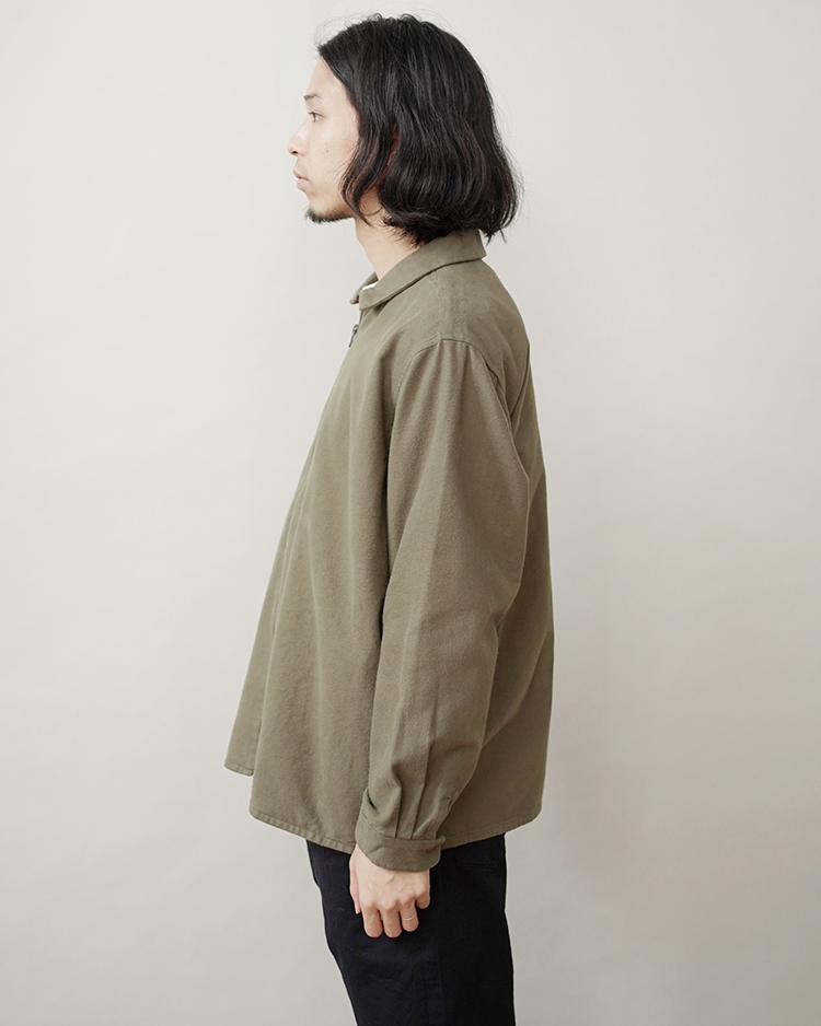 ZIP SHIRTS / OLIVE | YAECA (MEN)(ヤエカ) | OUTER WEAR | Dice&Dice