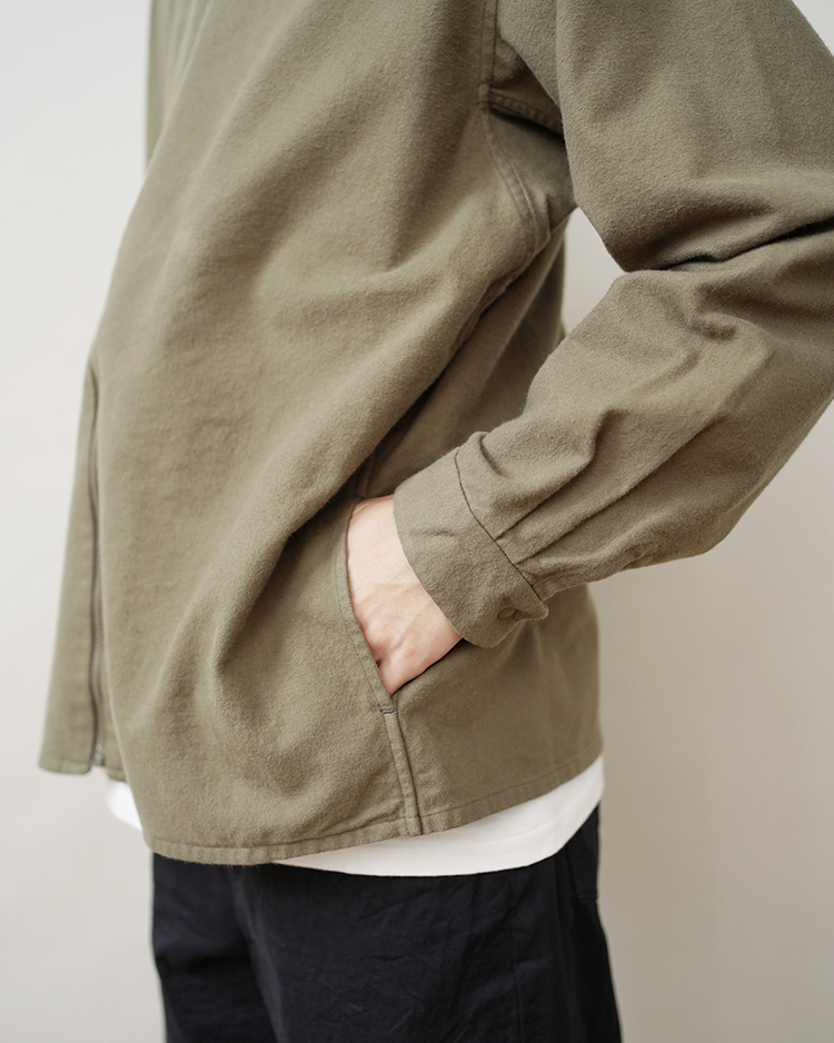 ZIP SHIRTS / OLIVE | YAECA (MEN)(ヤエカ) | OUTER WEAR | Dice&Dice