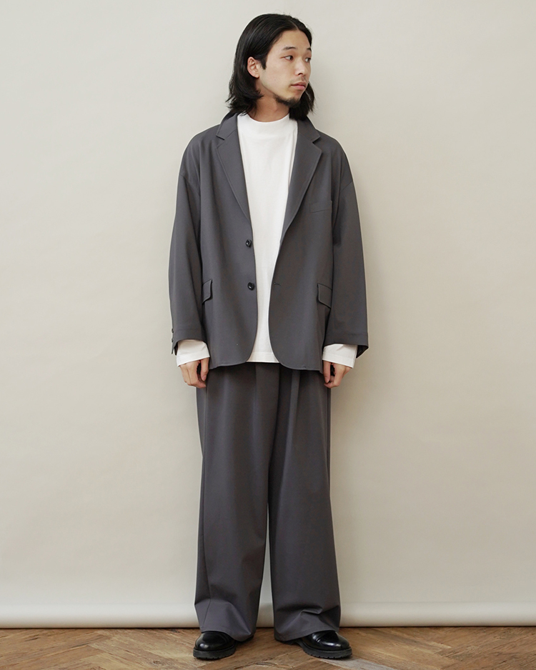 Compact Ponte Wide Chef Pants / C.GRAY | Graphpaper (MEN)(グラフ ...